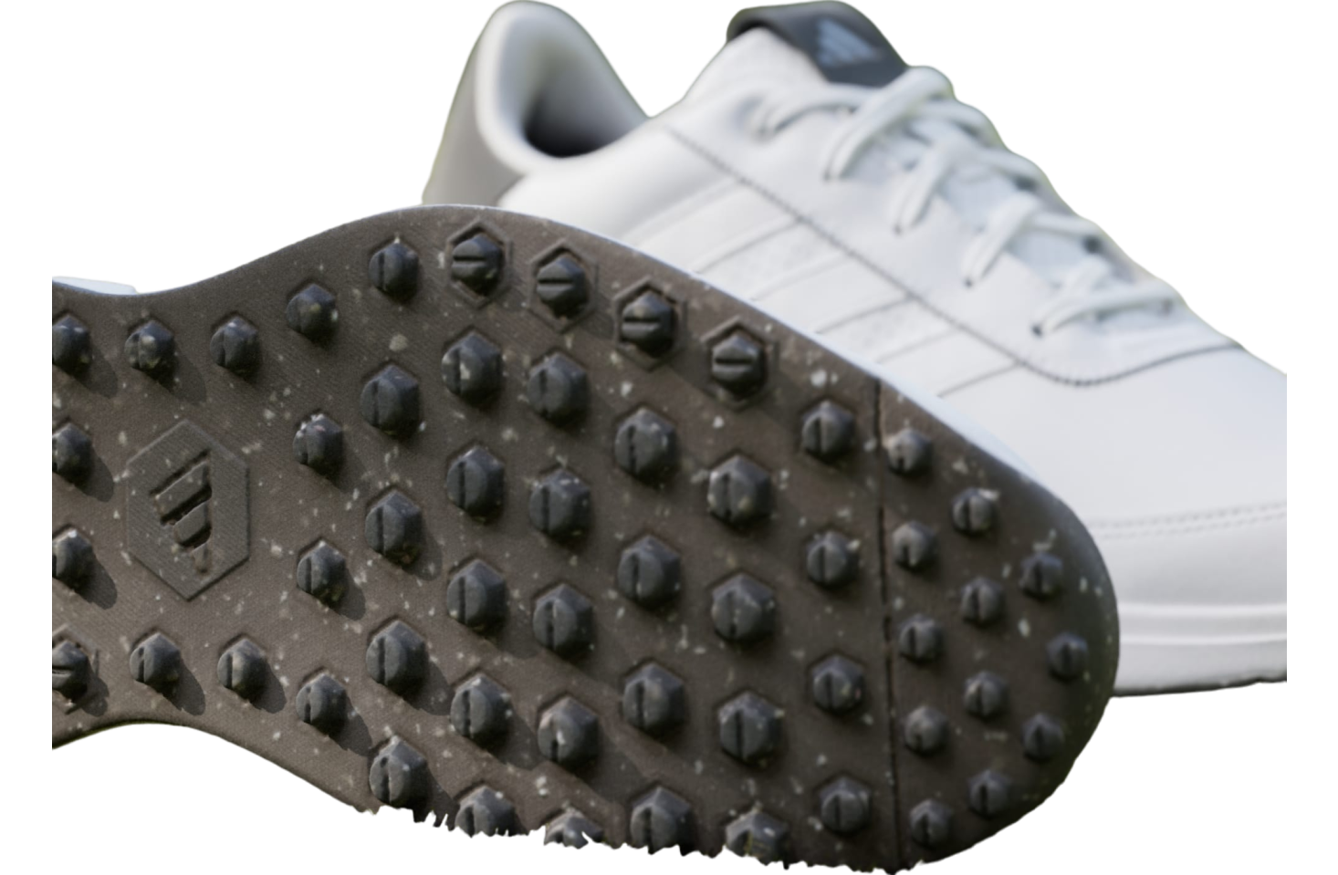 Adidas S2g 24 Leather Spikeless Golf Cloud White / Charcoal