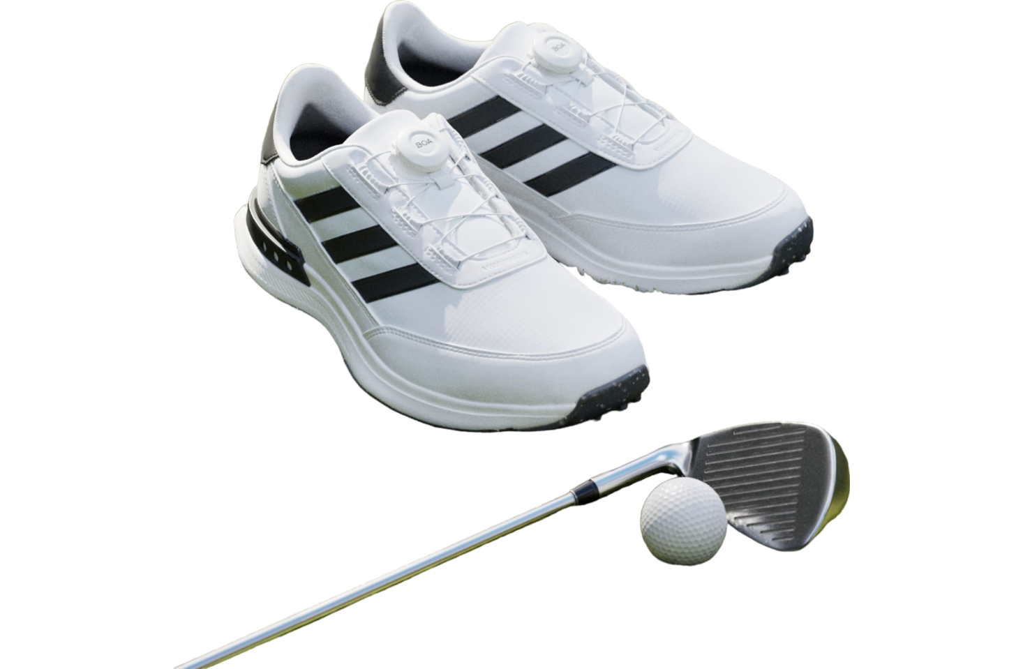 Adidas S2g Spikeless Boa 24 Wide Golf Cloud White / Core Black