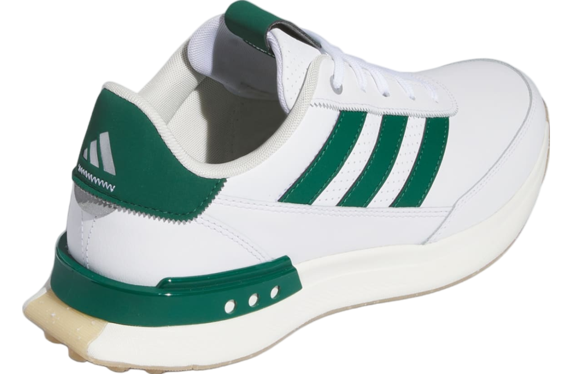 Adidas S2g Spikeless Leather 24 Golf Cloud White / Collegiate Green