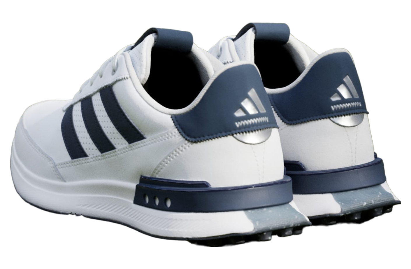 Adidas S2g Spikeless Leather 24 Golf Cloud White / Collegiate Navy