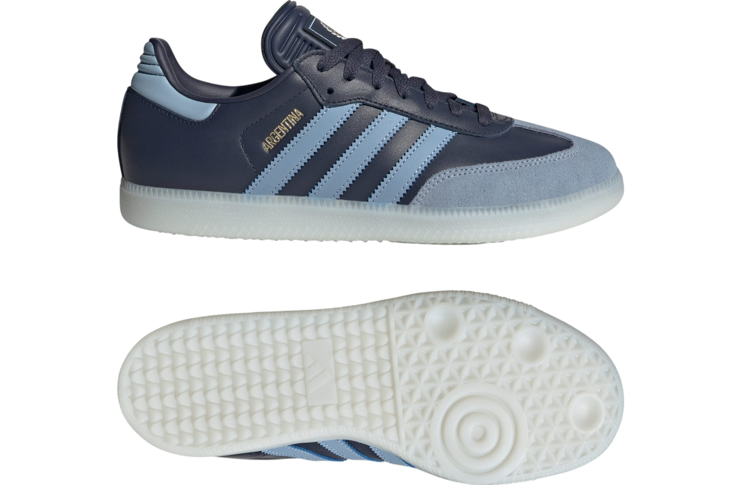 Adidas Samba Argentina Indoor Soccer Shadow Navy / Ambient Sky