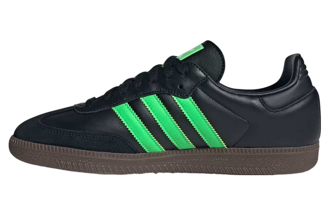 Adidas Samba Core Black / Screaming Green