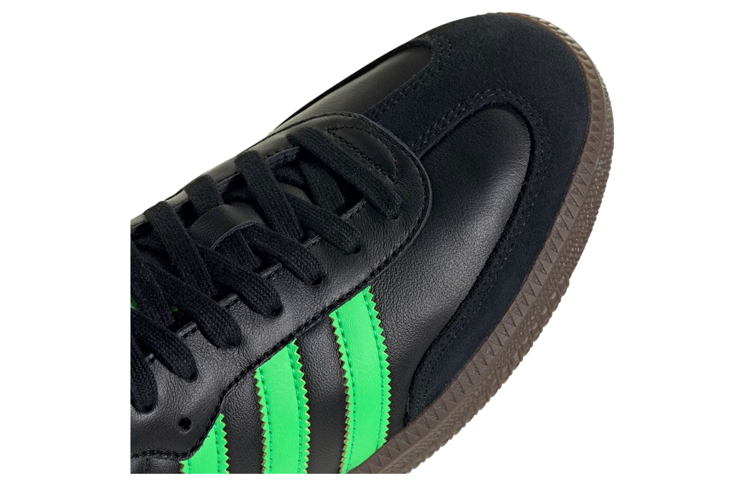 Adidas Samba Core Black / Screaming Green