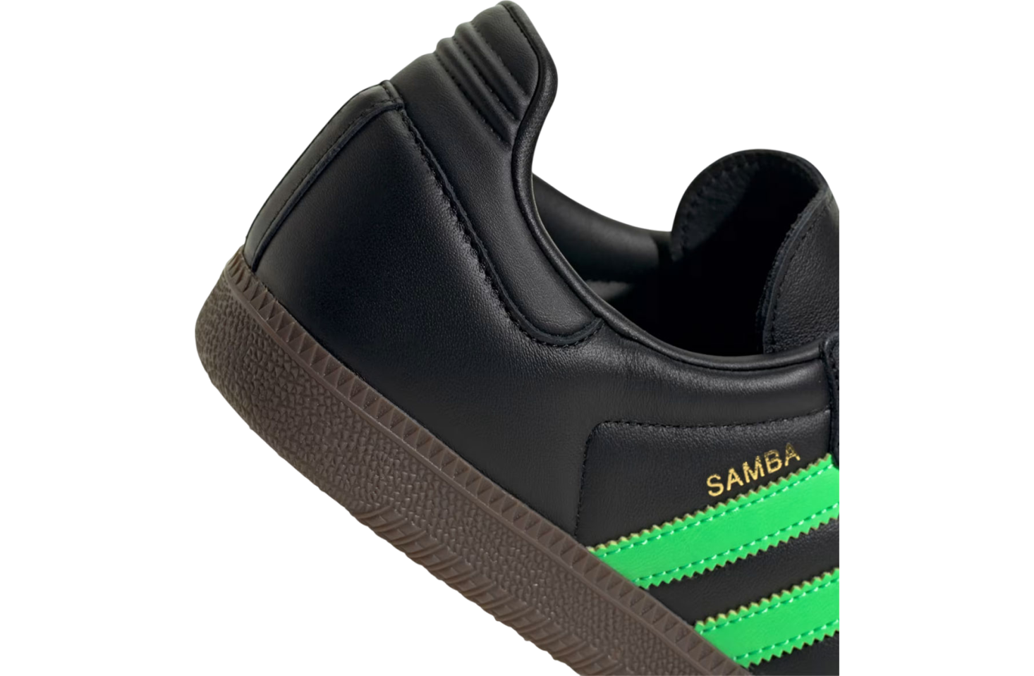 Adidas Samba Core Black / Screaming Green