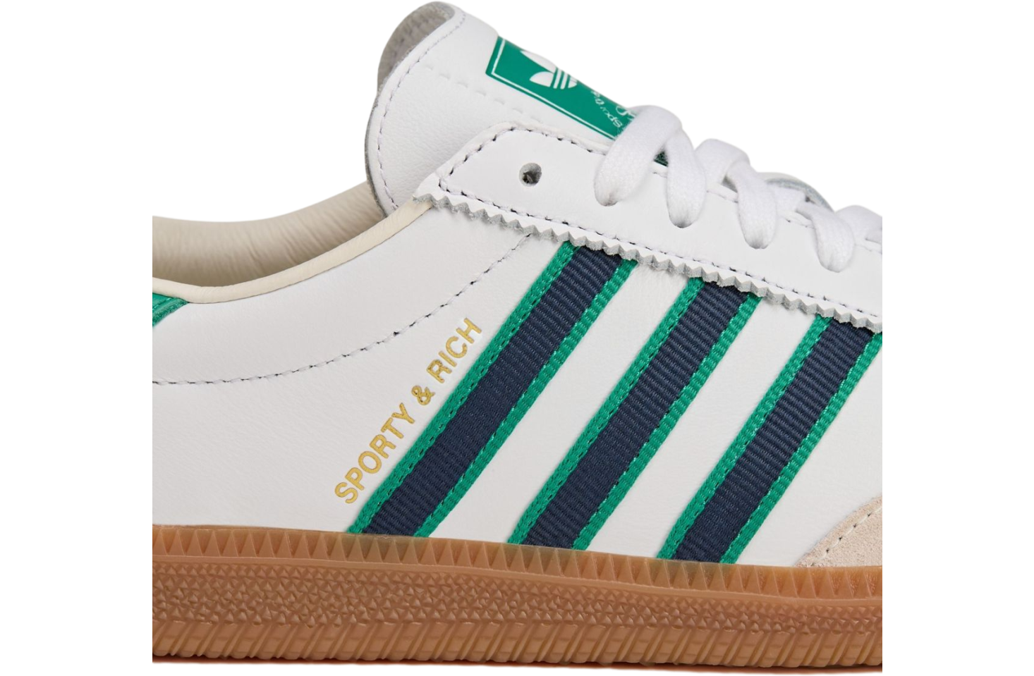 Adidas Samba Footwear White / Green - Aug 2025 - JQ1353