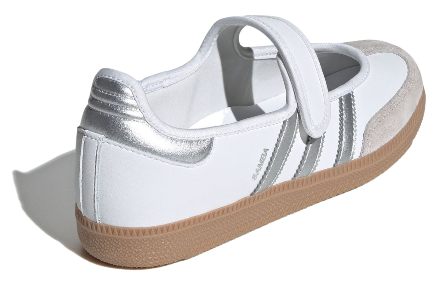 Adidas Samba Jane White / Silver Metallic