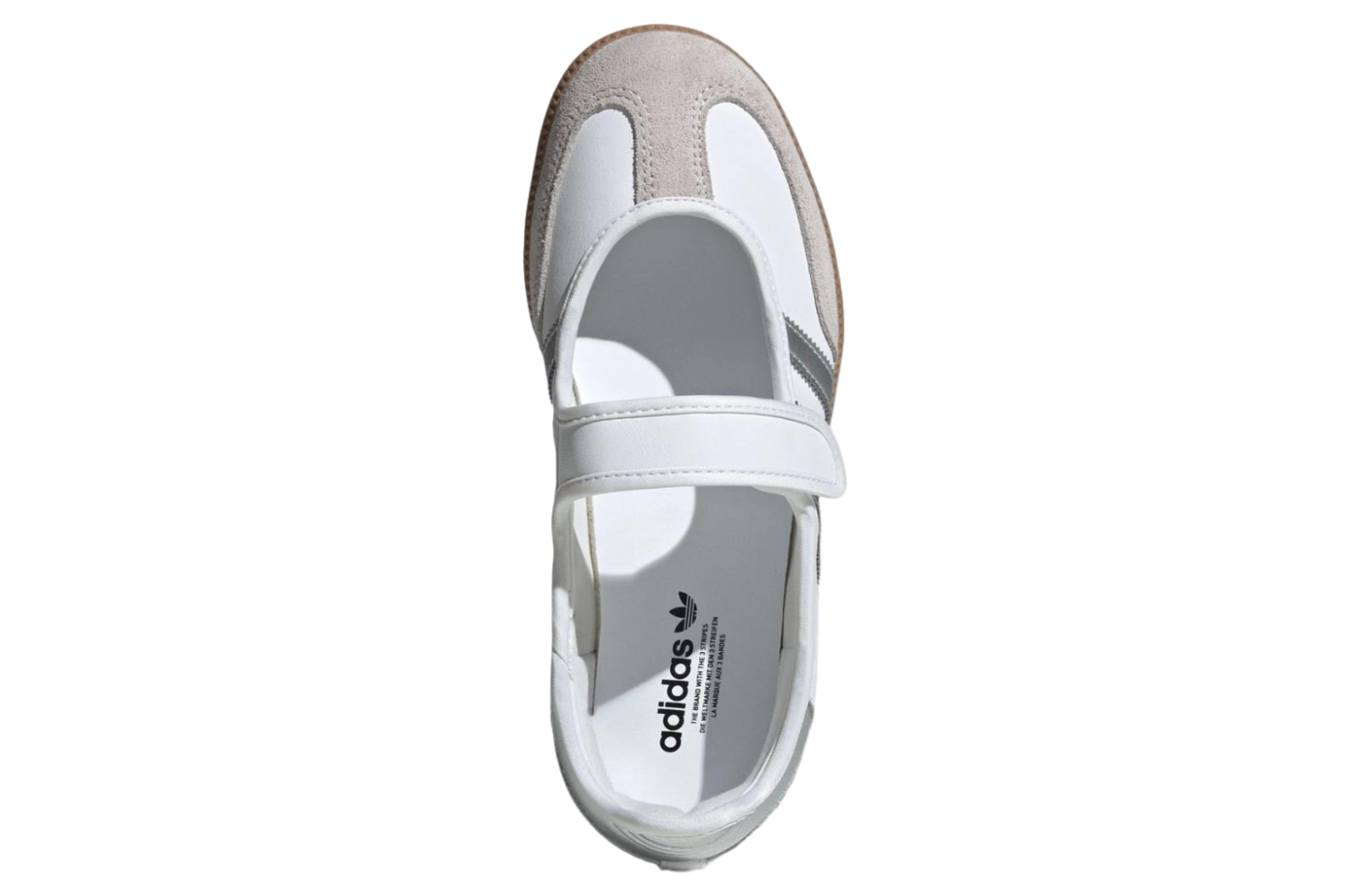 Adidas Samba Jane White / Silver Metallic