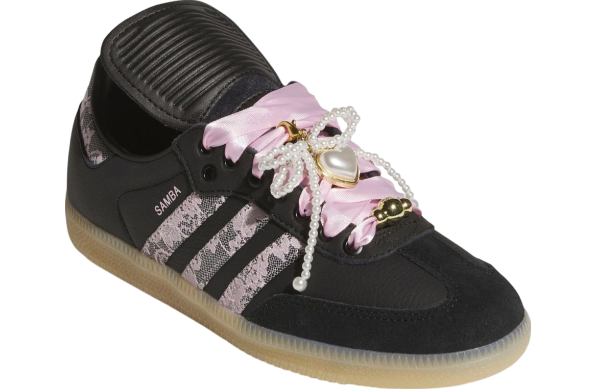 Adidas Samba Lt Lace & Pearls Core Black / Clear Pink