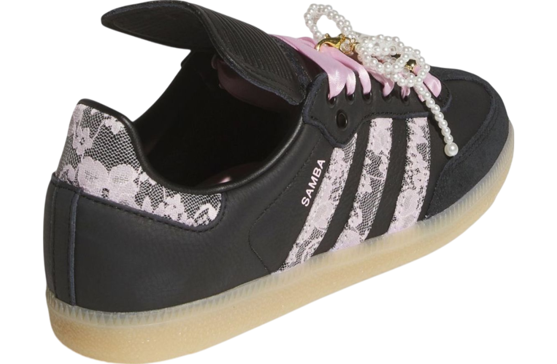 Adidas Samba Lt Lace & Pearls Core Black / Clear Pink