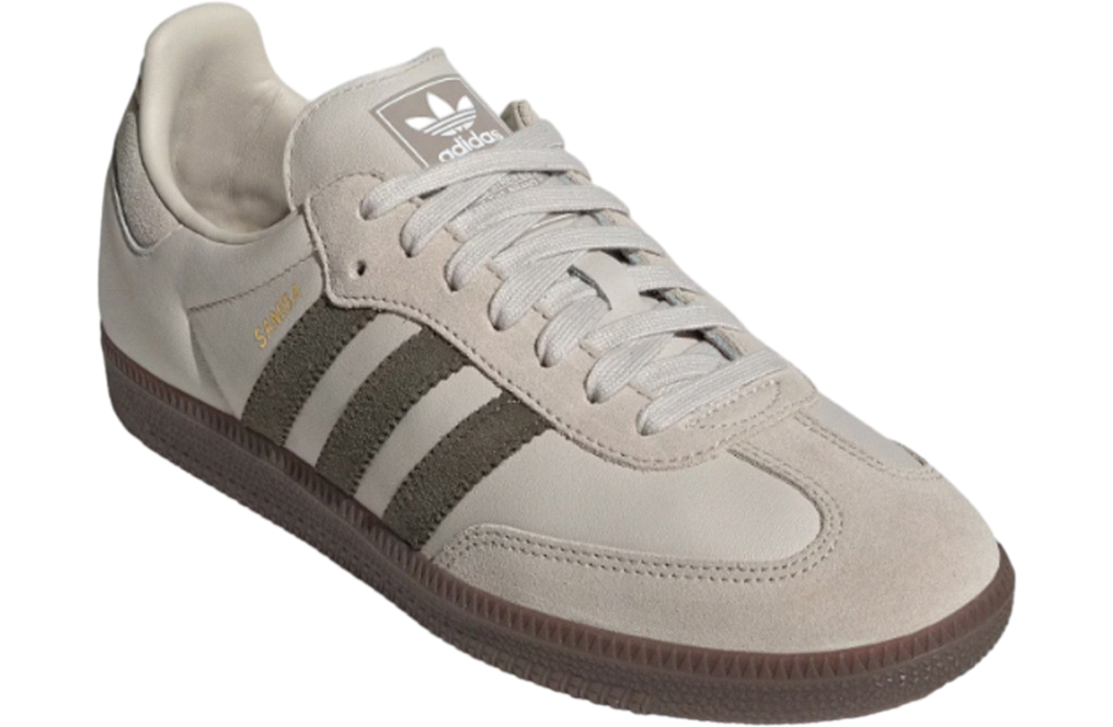 Adidas Samba OG Aluminum / Medium Dark Khaki