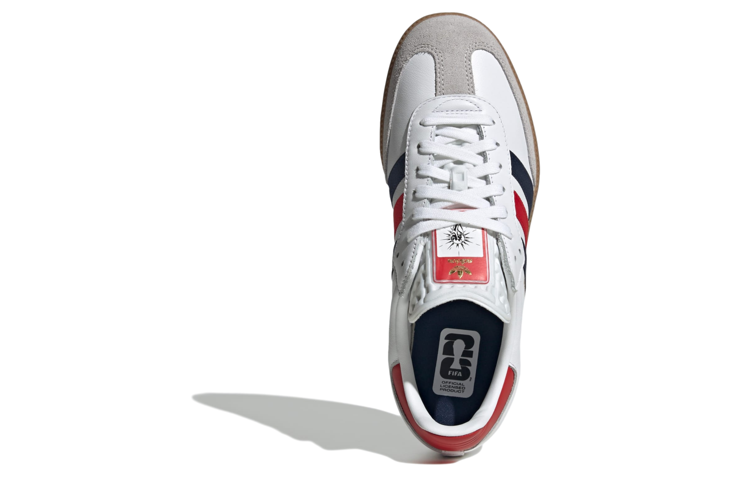 Adidas Samba OG Cloud White / Night Indigo / Better Scarlet