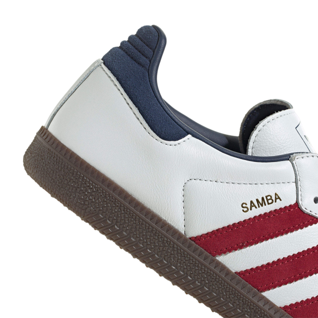 Adidas Samba OG Core White / Team Victory Red