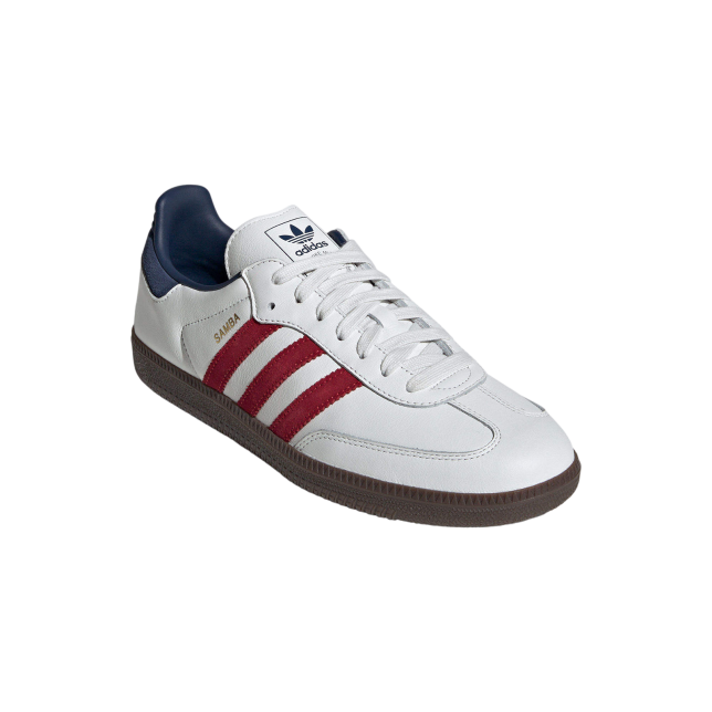 Adidas Samba OG Core White / Team Victory Red