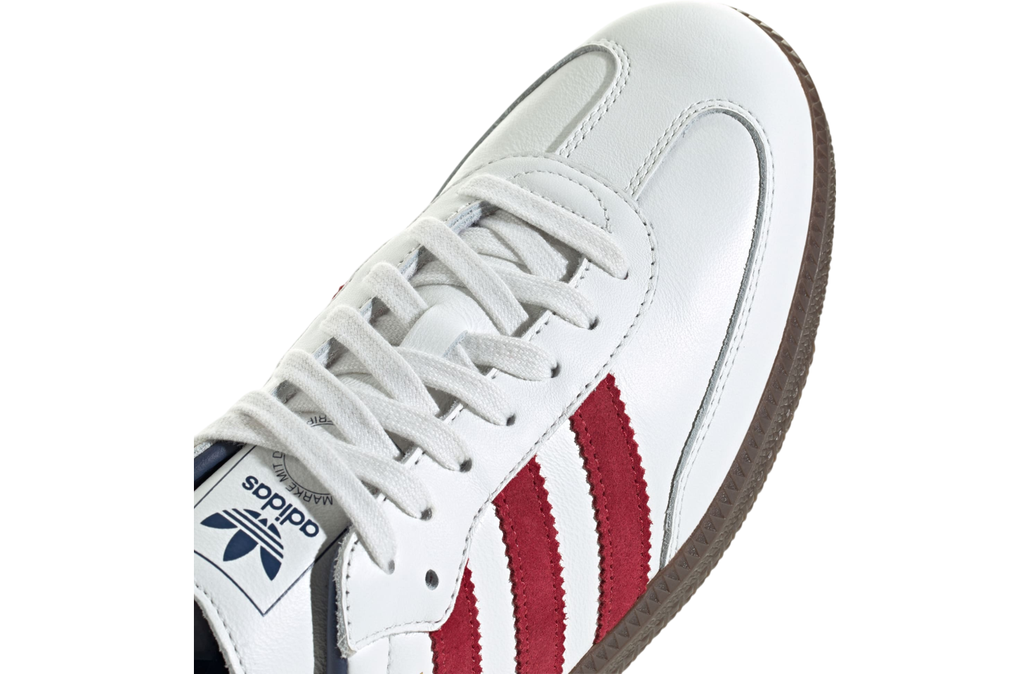 Adidas Samba OG Core White / Team Victory Red