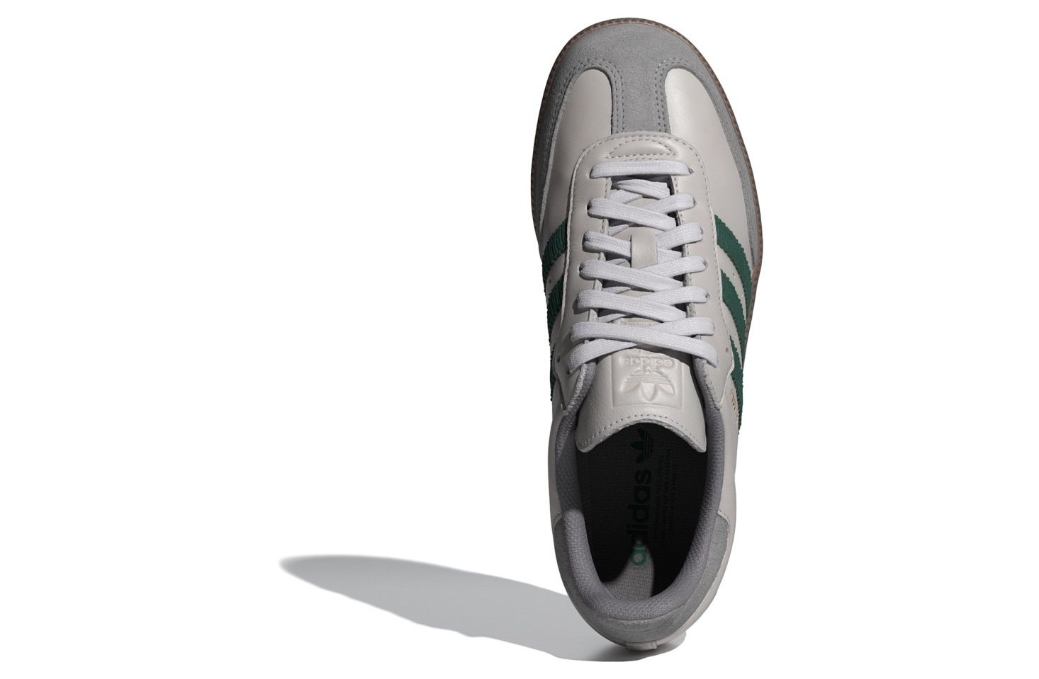 Adidas Samba OG Grey One / Collegiate Green