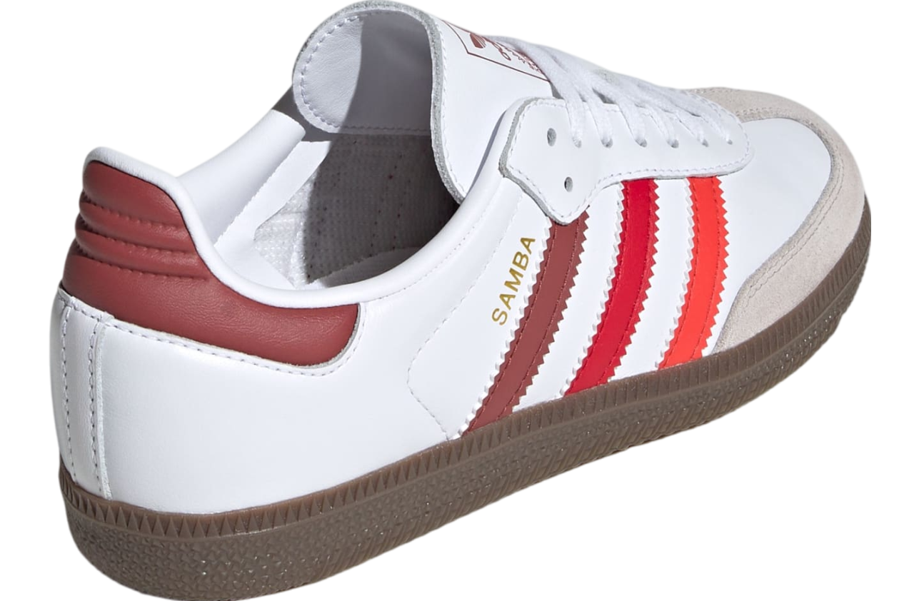 Adidas Samba Og Gs Cloud White / Bright Red