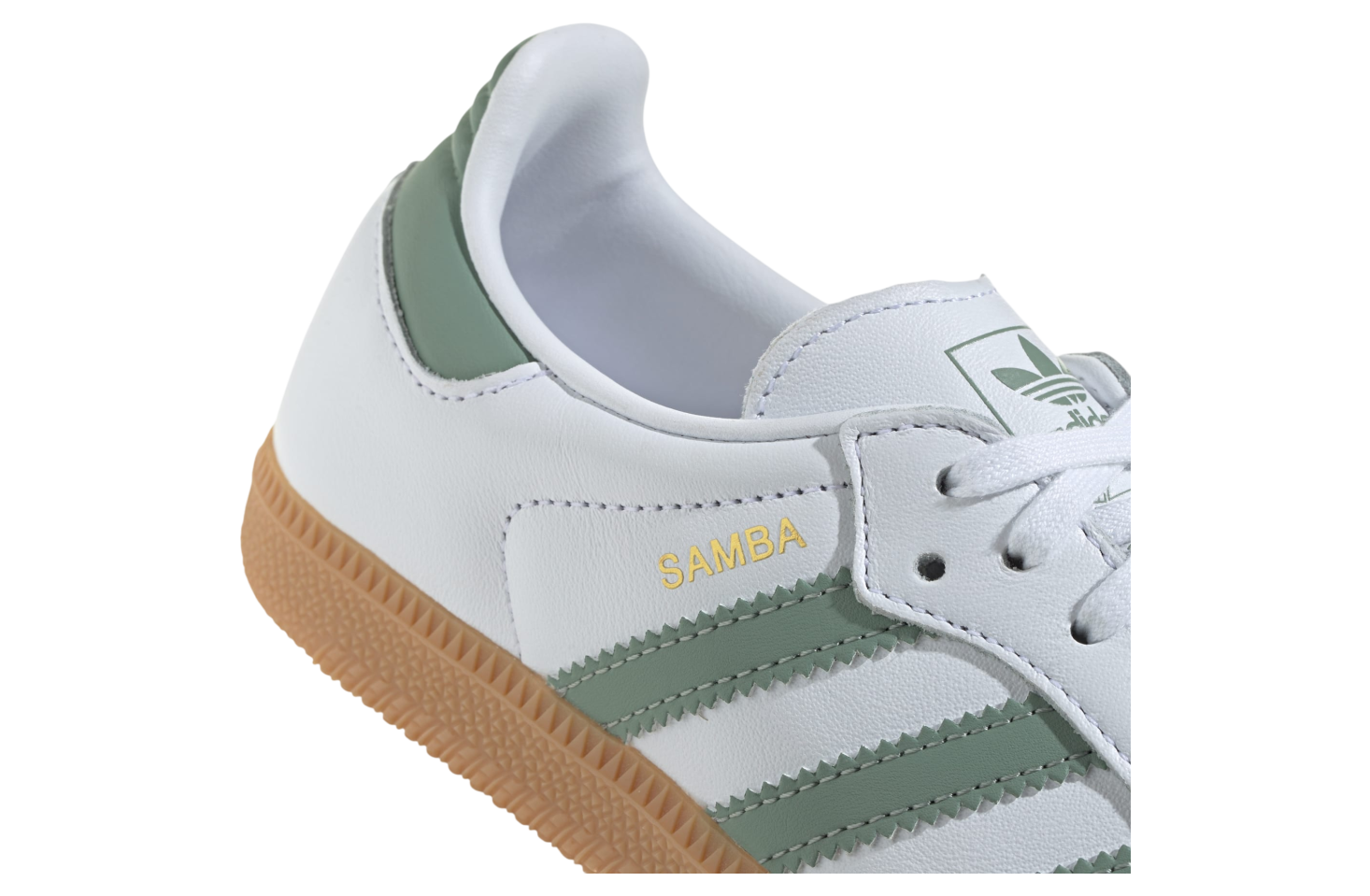 Adidas Samba OG GS Cloud White / Silver Green