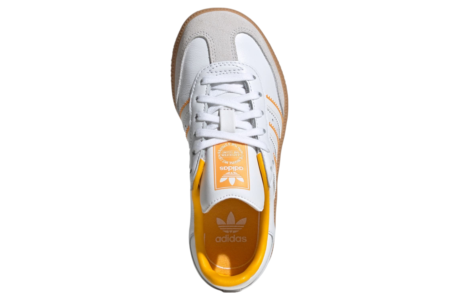 Adidas Samba Og Gs Crystal White / Crew Yellow