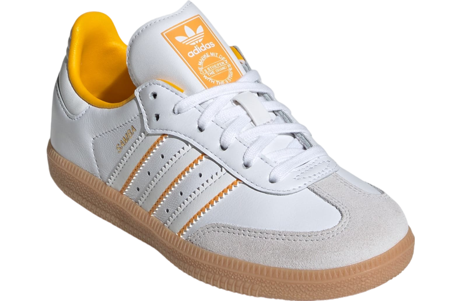 Adidas Samba Og Gs Crystal White / Crew Yellow