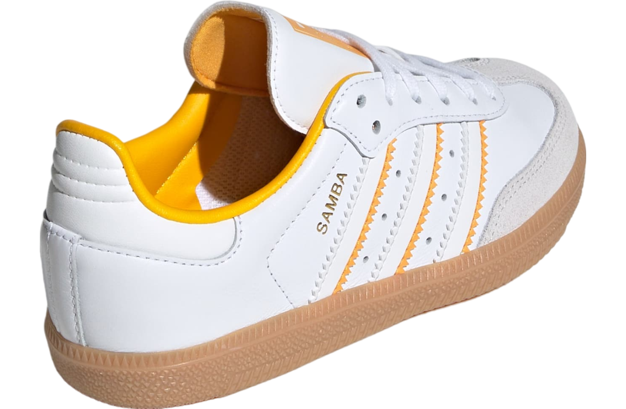 Adidas Samba Og Gs Crystal White / Crew Yellow