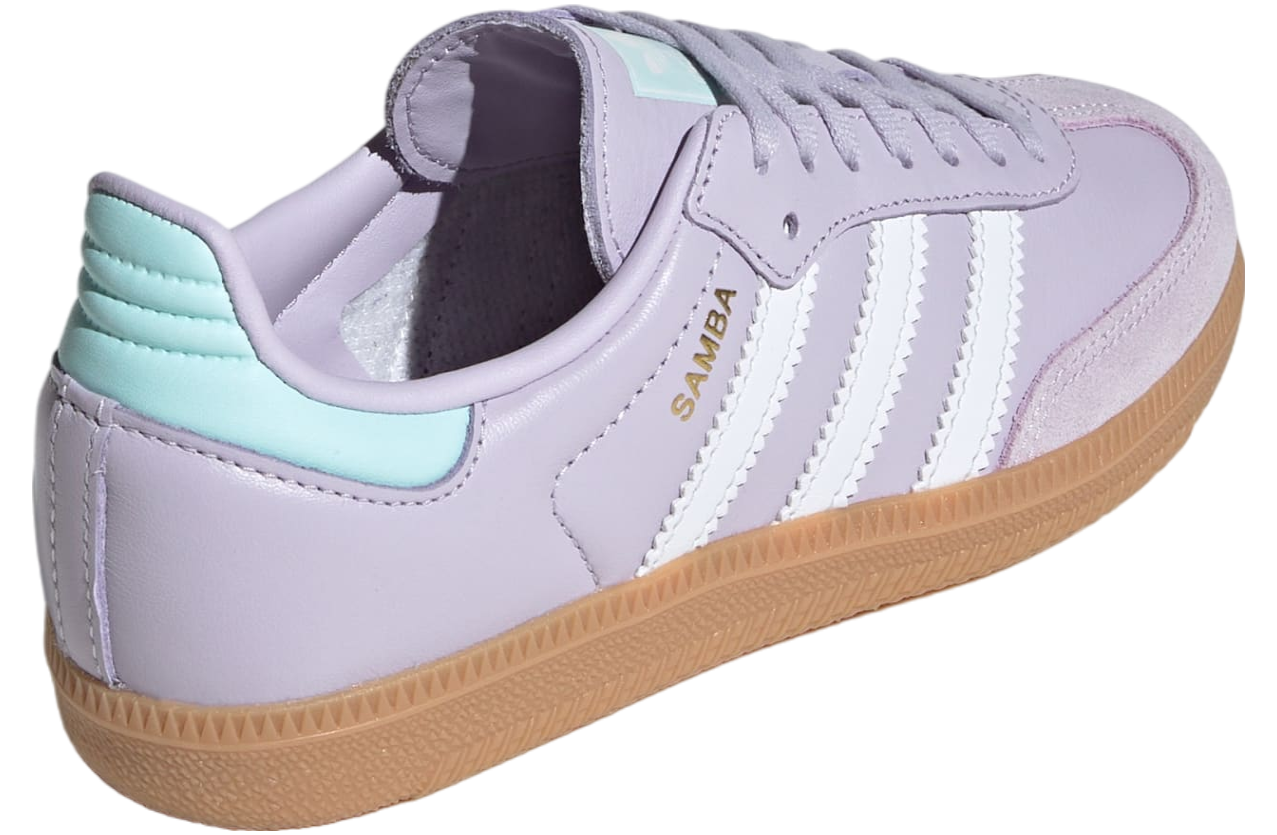 Adidas Samba OG GS Silver Dawn / Crystal White / Gum