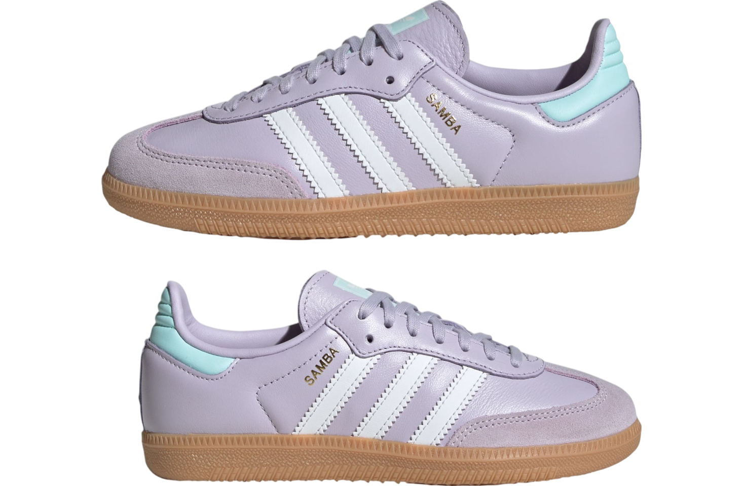 Adidas Samba OG GS Silver Dawn / Crystal White / Gum