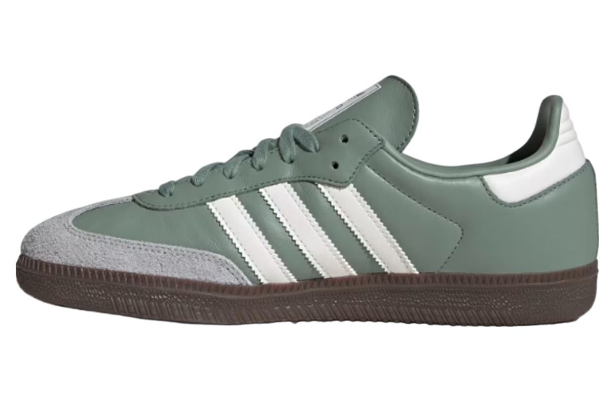 Adidas Samba OG Silver Green / Chalk White