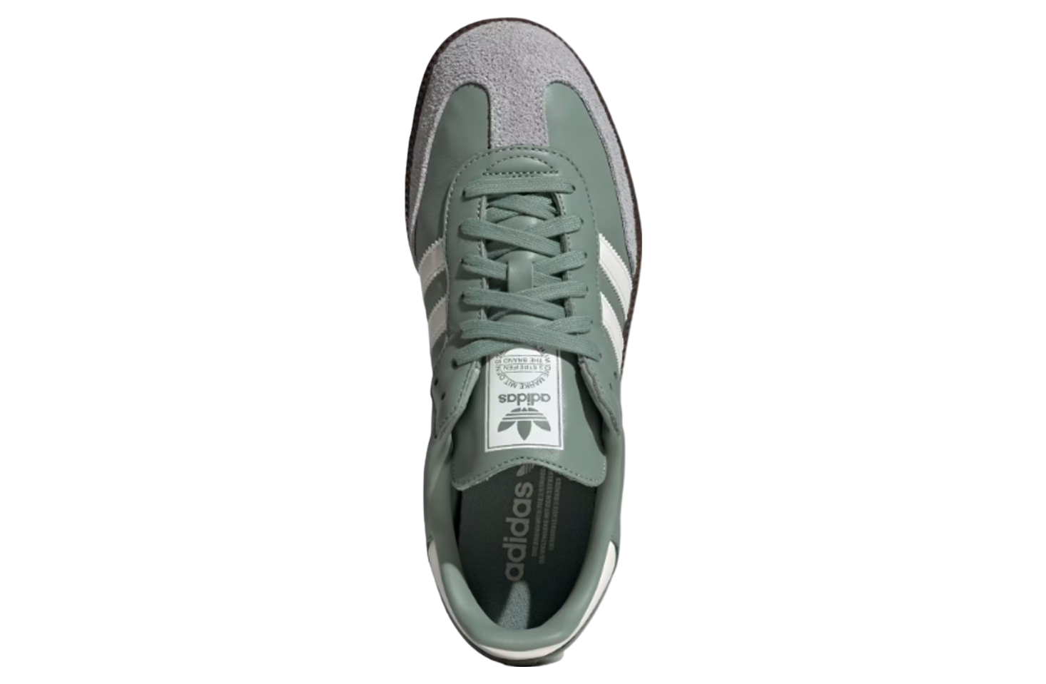 Adidas Samba OG Silver Green / Chalk White