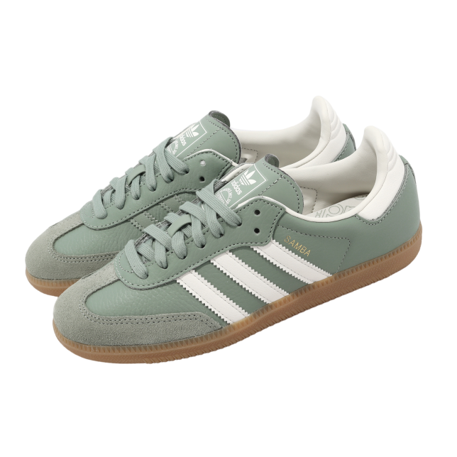 Adidas Samba OG W Silver Green / Chalk White