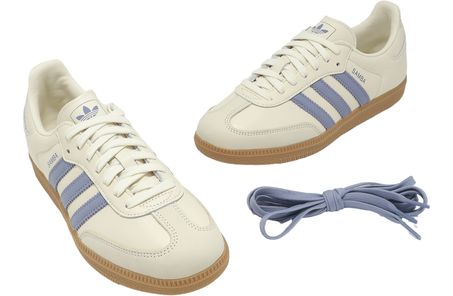 Adidas Samba OG W WMNS Cream White / Silver Violet - Sep Adidas Samba OG W WMNS Cream White / Silver Violet - Sep