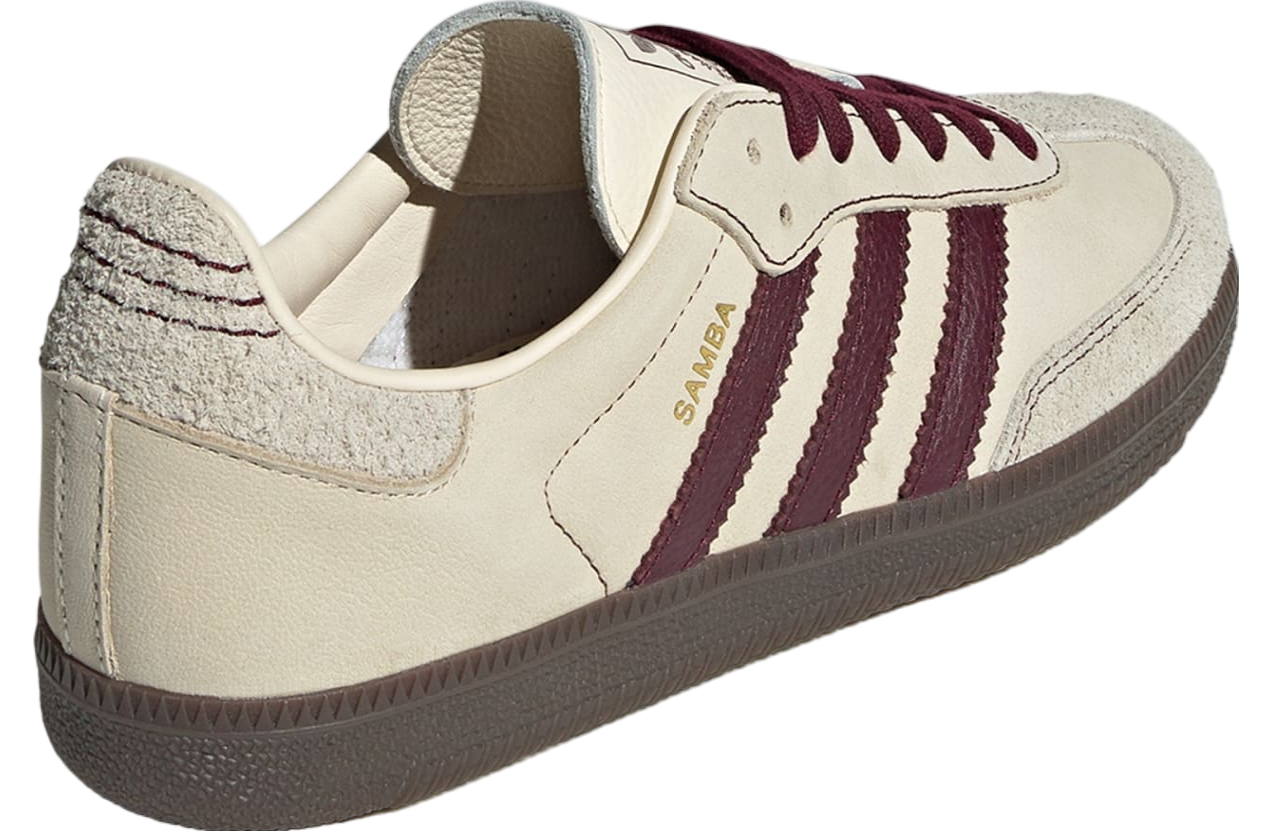 Adidas Samba Og WMNS Wonder White / Maroon