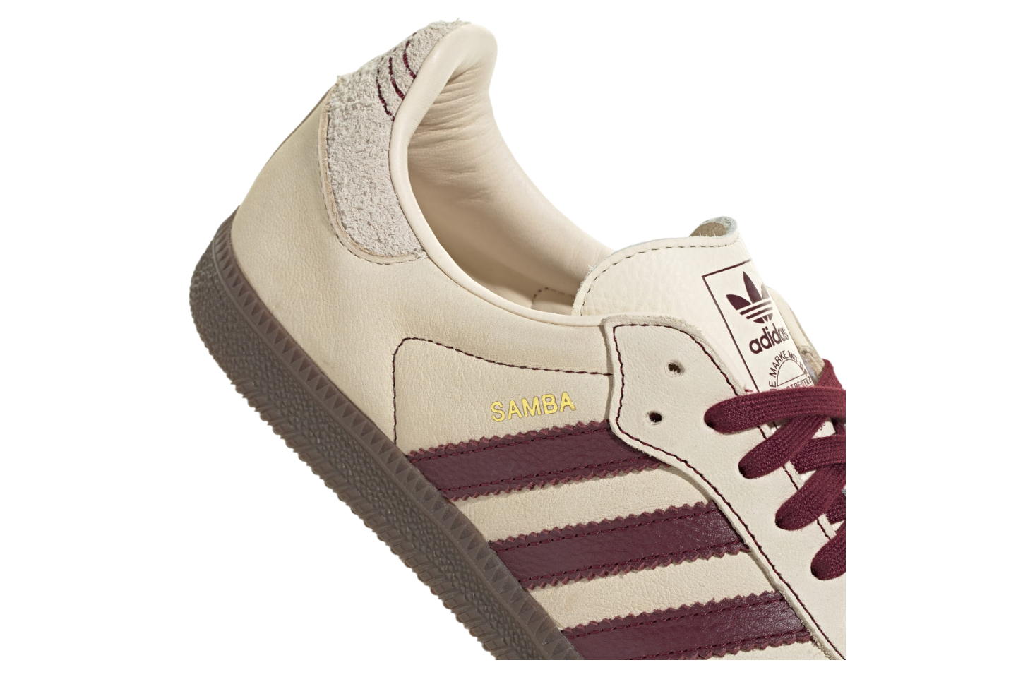 Adidas Samba Og WMNS Wonder White / Maroon