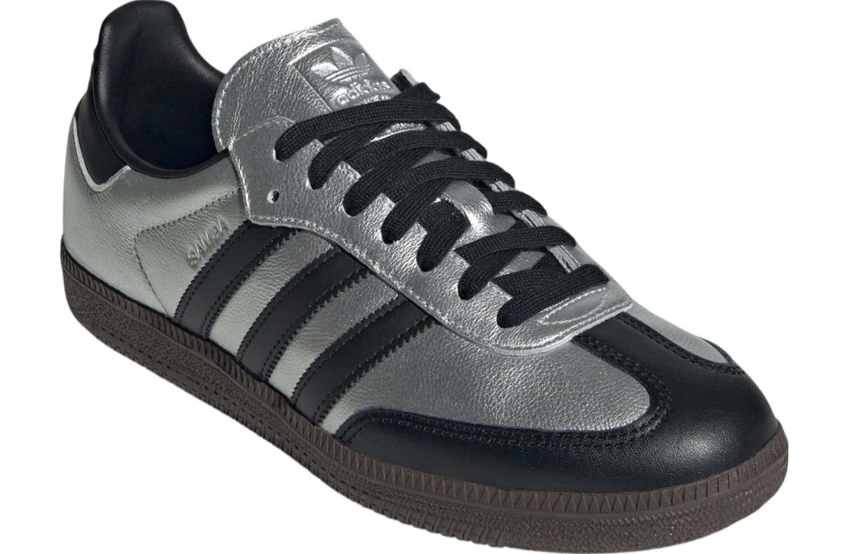 Adidas Samba Silver Metallic / Core Black