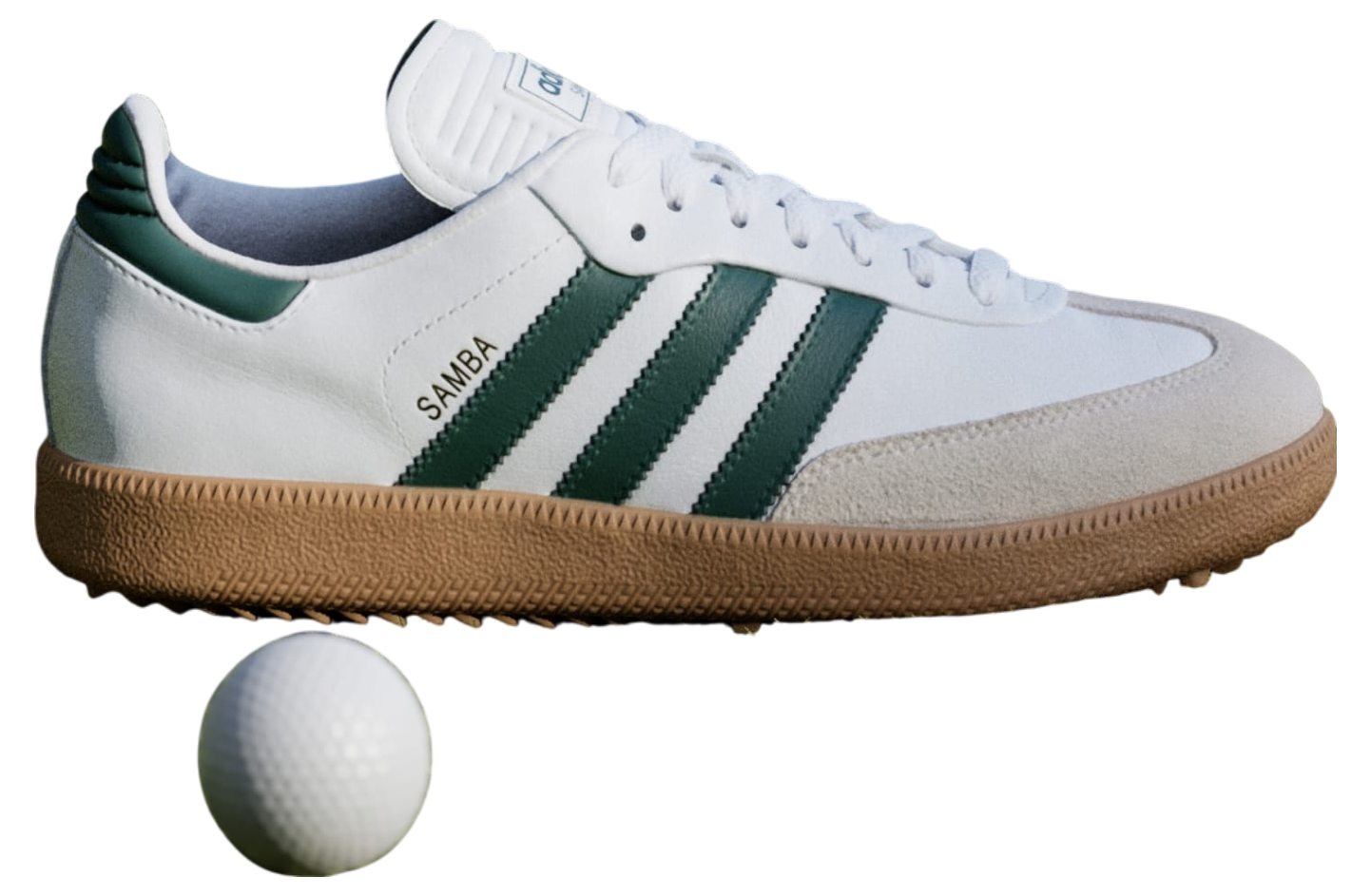 Adidas Samba Spikeless Cloud White / Collegiate Green