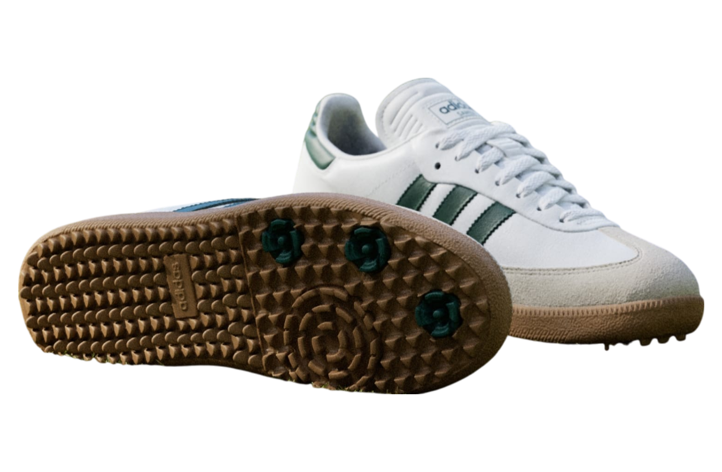 Adidas Samba Spikeless Cloud White / Collegiate Green