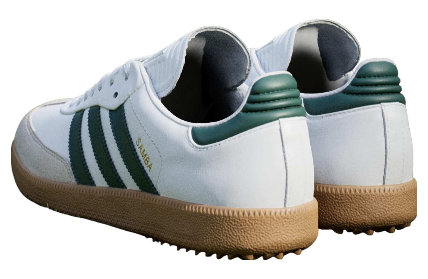 Adidas Samba Spikeless Cloud White / Collegiate Green