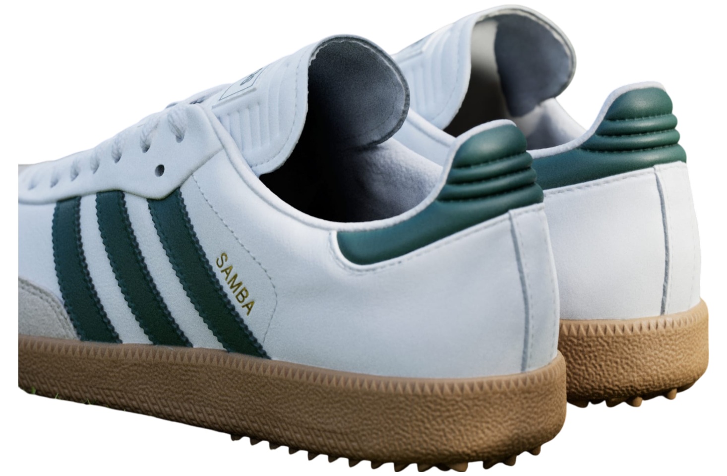 Adidas Samba Spikeless Cloud White / Collegiate Green