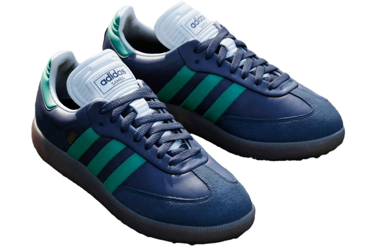 Adidas Samba Spikeless Night Indigo / Court Green