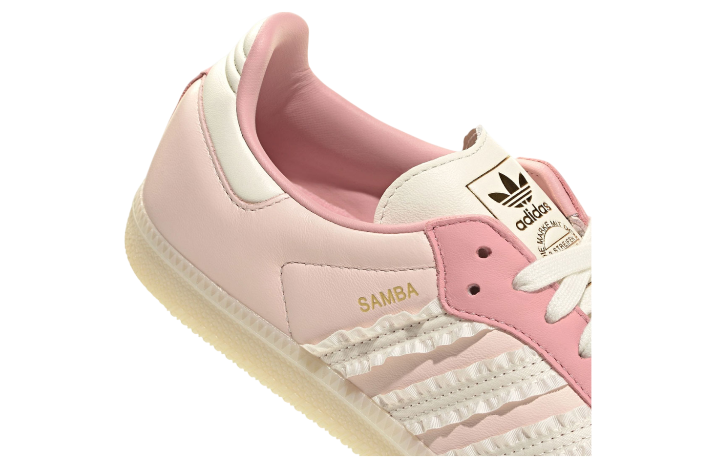 Adidas Samba Wmns Ruffle Stripes Pink / White
