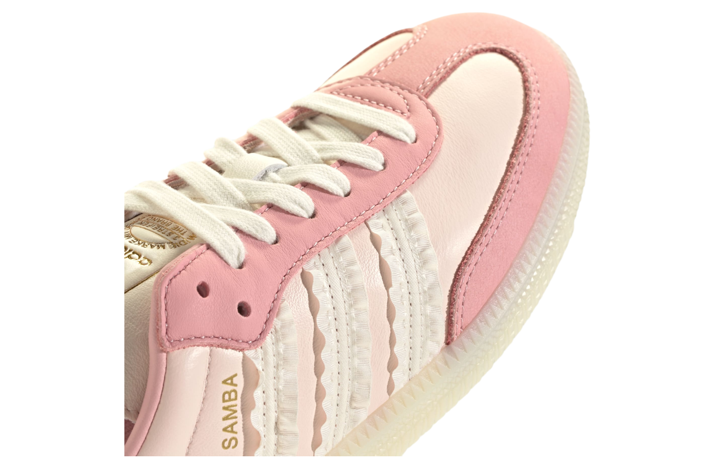 Adidas Samba WMNS Ruffle Stripes Pink / White