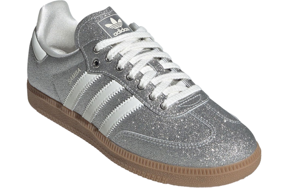 Adidas Samba WMNS Silver Metallic Sand - Oct 2025 - KI6264