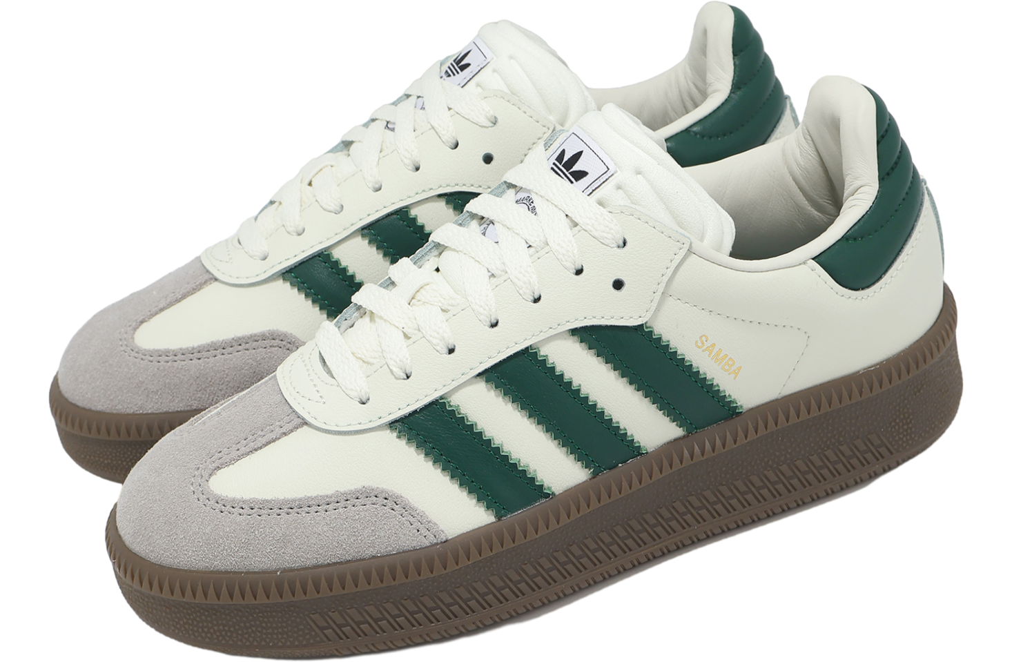 Adidas Samba XLG Ivory / Collegiate Green - Oct 2024