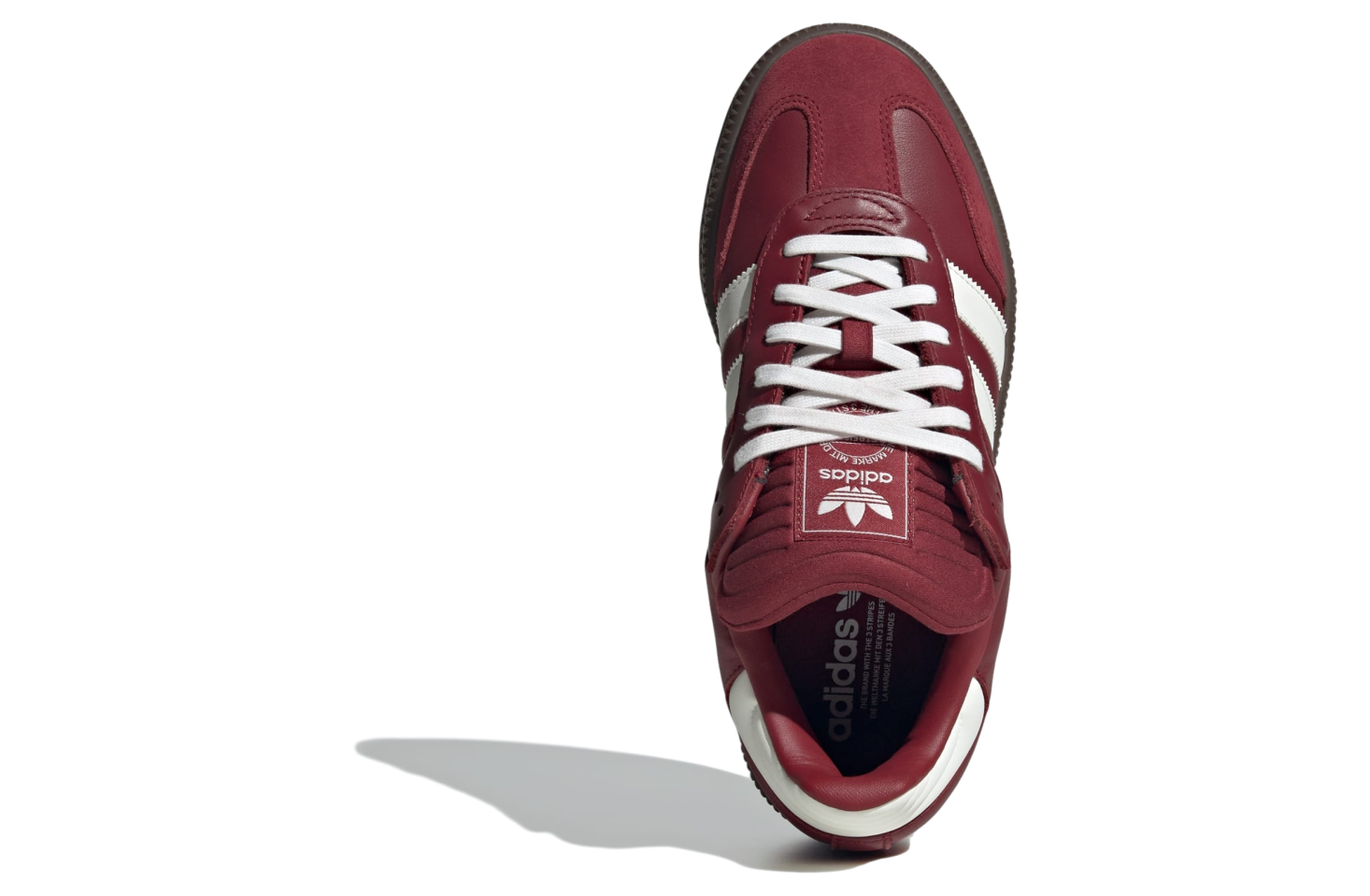 Adidas Samba Xlg Noble Maroon / Core White