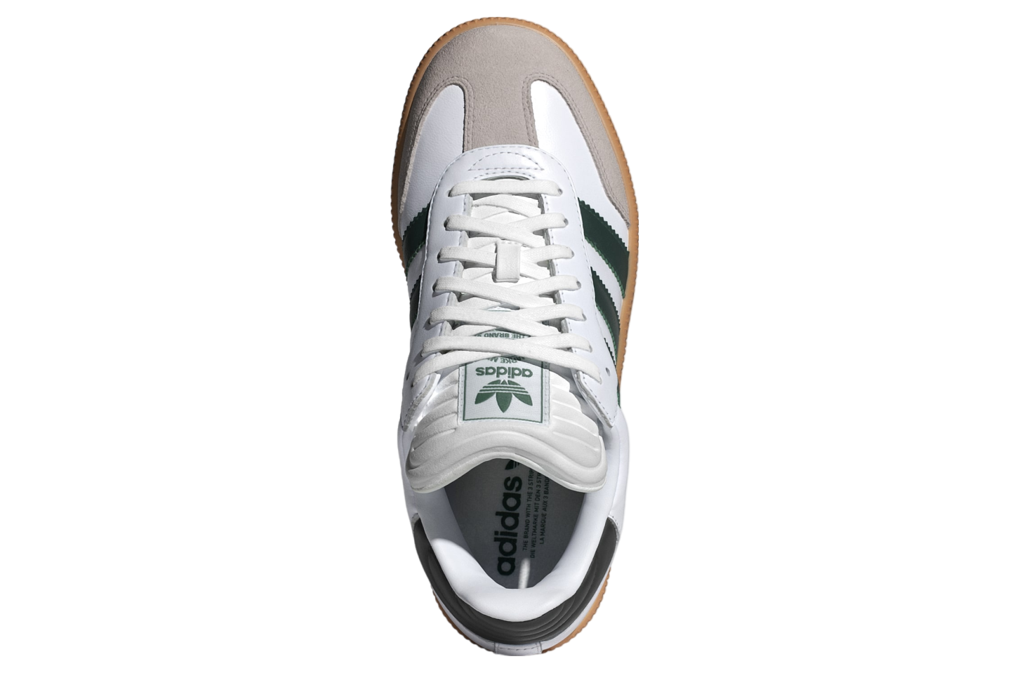 Adidas Samba Xlg Wmns Cloud White / Collegiate Green / Gum