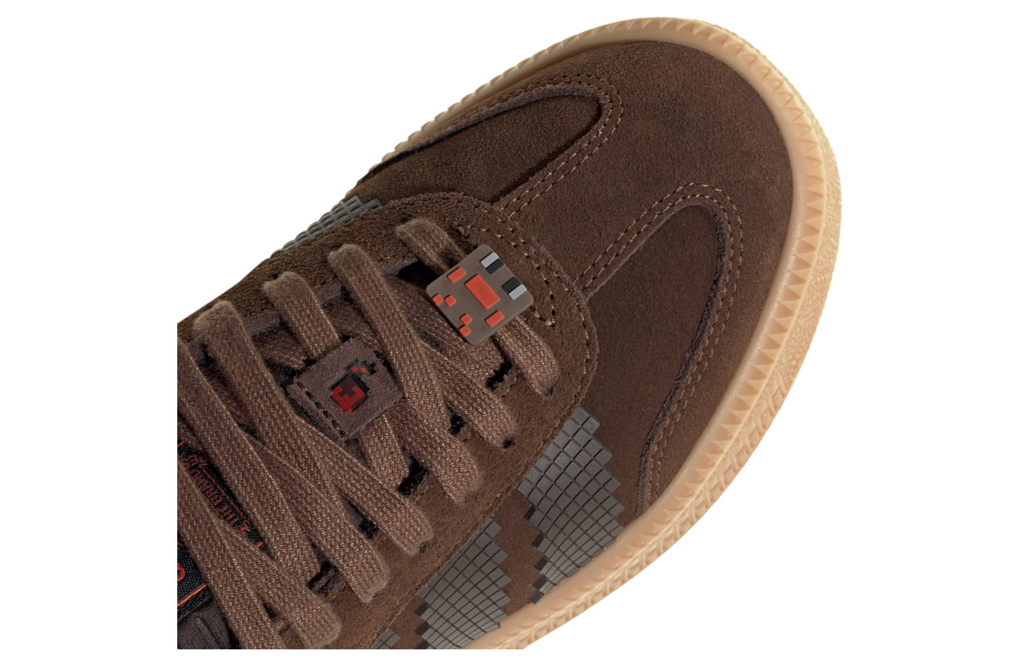 Adidas Samba Xlg X Minecraft GS Brown / Dark Brown