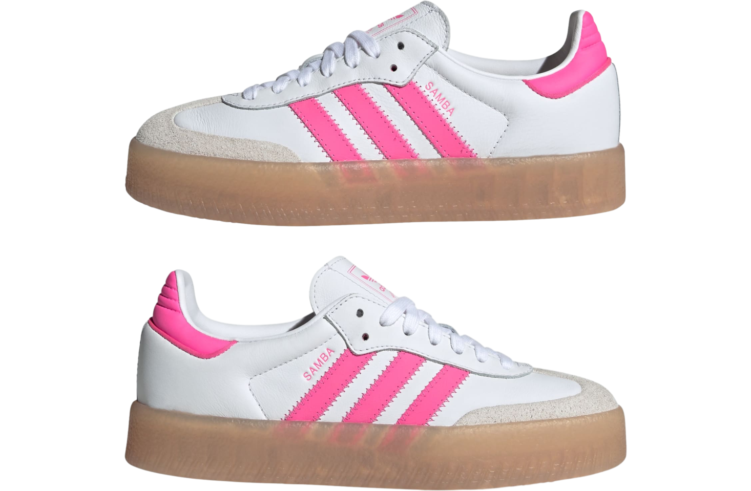 Adidas Sambae Wmns Cloud White / Off White / Lucid Pink