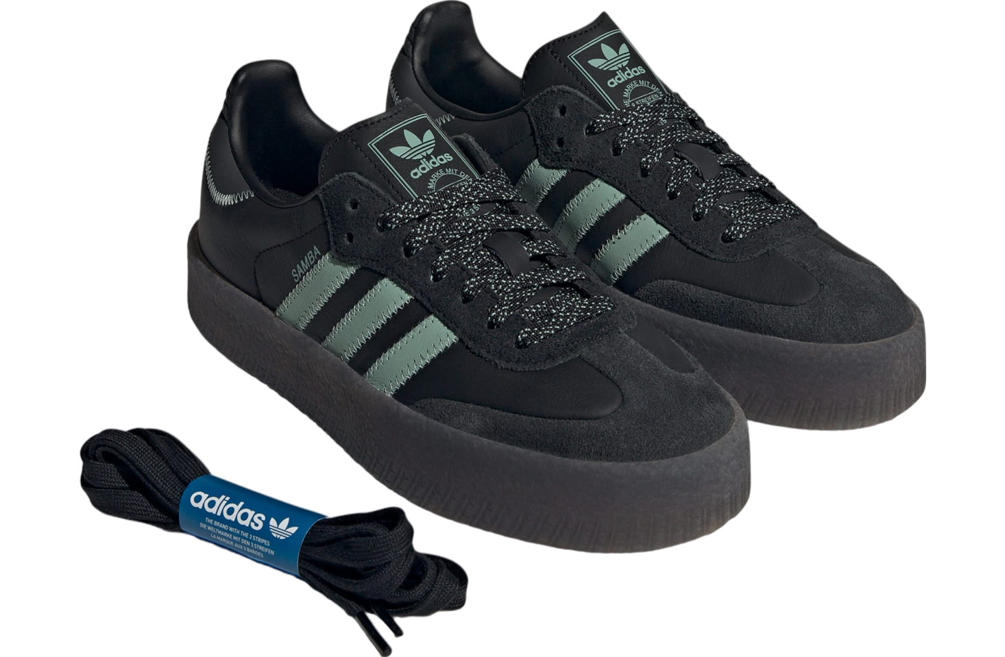 Adidas Sambae WMNS Core Black / Hazy Green