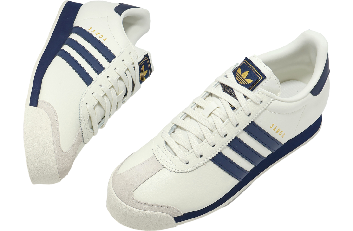Adidas Samoa WMNS Off White / Dark Blue - Mar 2025 - JQ0047