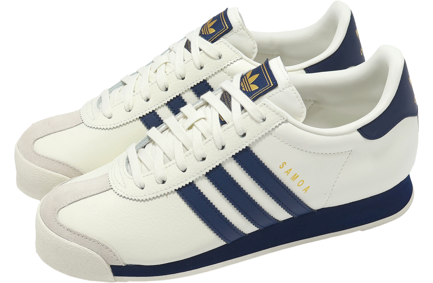 Adidas Samoa WMNS Off White / Dark Blue - Mar 2025 - JQ0047