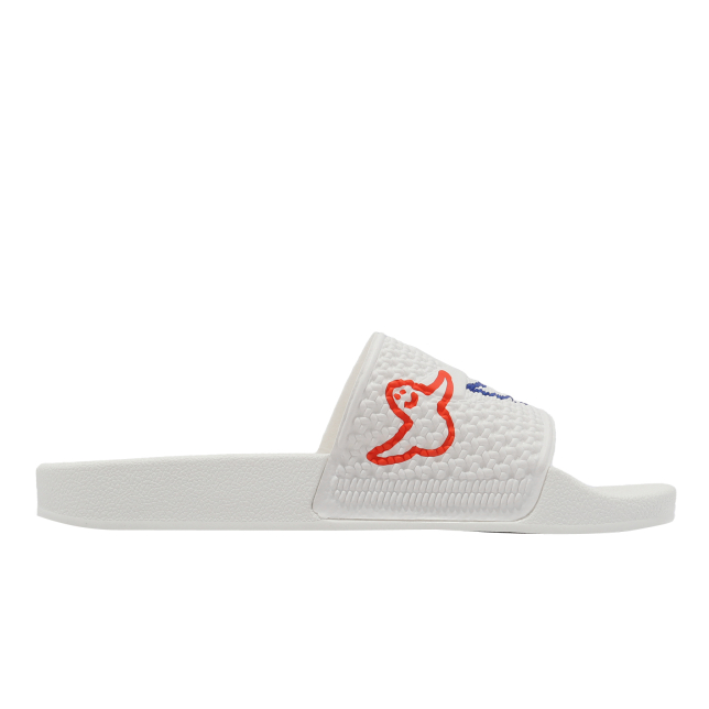 adidas Shmoofoil Slide Cloud White Bright Red